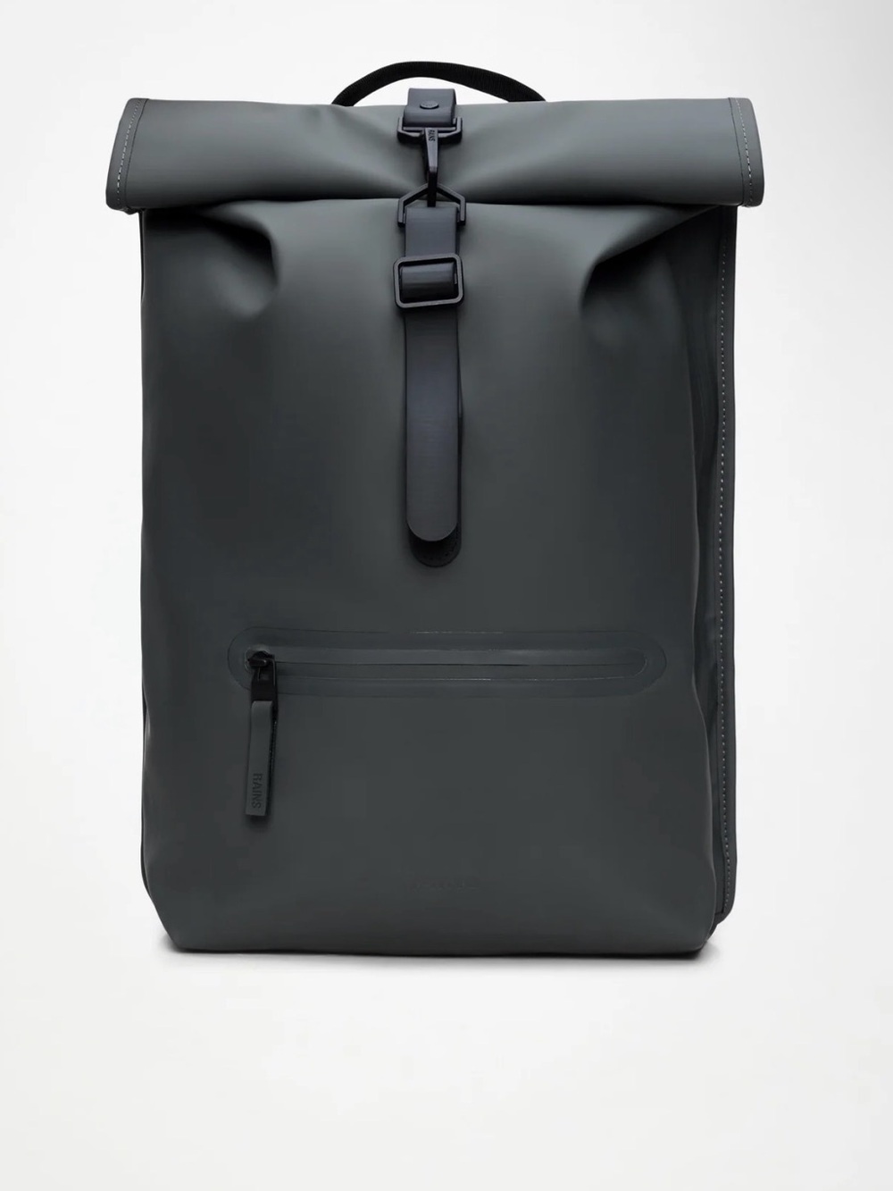 RAINS Rolltop Rucksack / black / waterproof / *BRAND NEW*